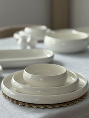 BELICIA GESCHIRR SET| WEIẞ 27-TEILIG