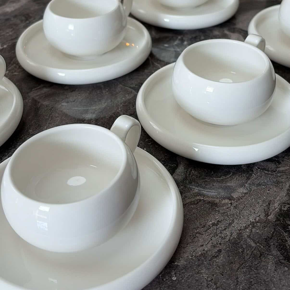 BELICIA ESPRESSOTASSENSET| WEIẞ 12-TEILIG Selhome