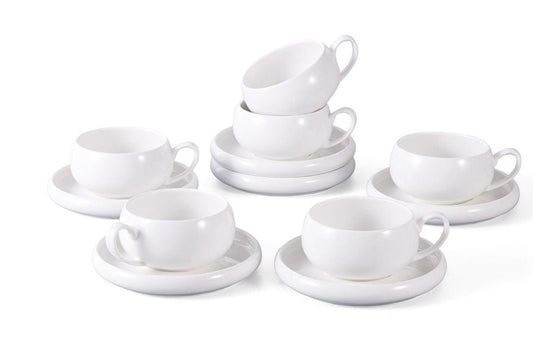 BELICIA ESPRESSOTASSENSET| WEIẞ 12-TEILIG Selhome