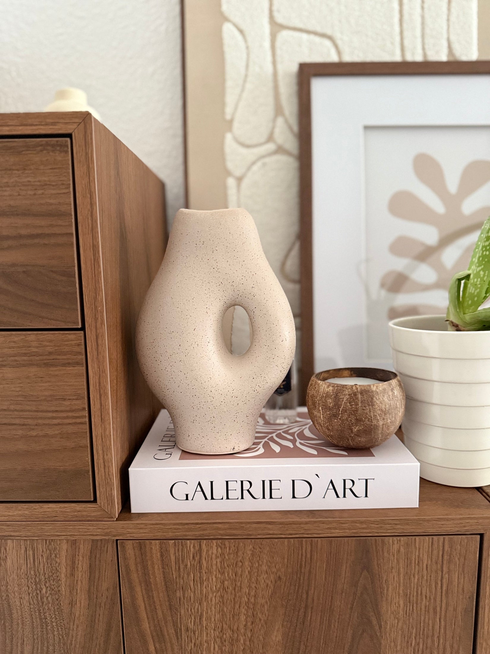 Vase Donut Sand Selhome