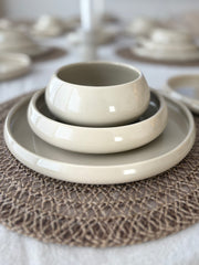 BRICARD BONDY GESCHIRR SET | TAUPE 25-TEILIG