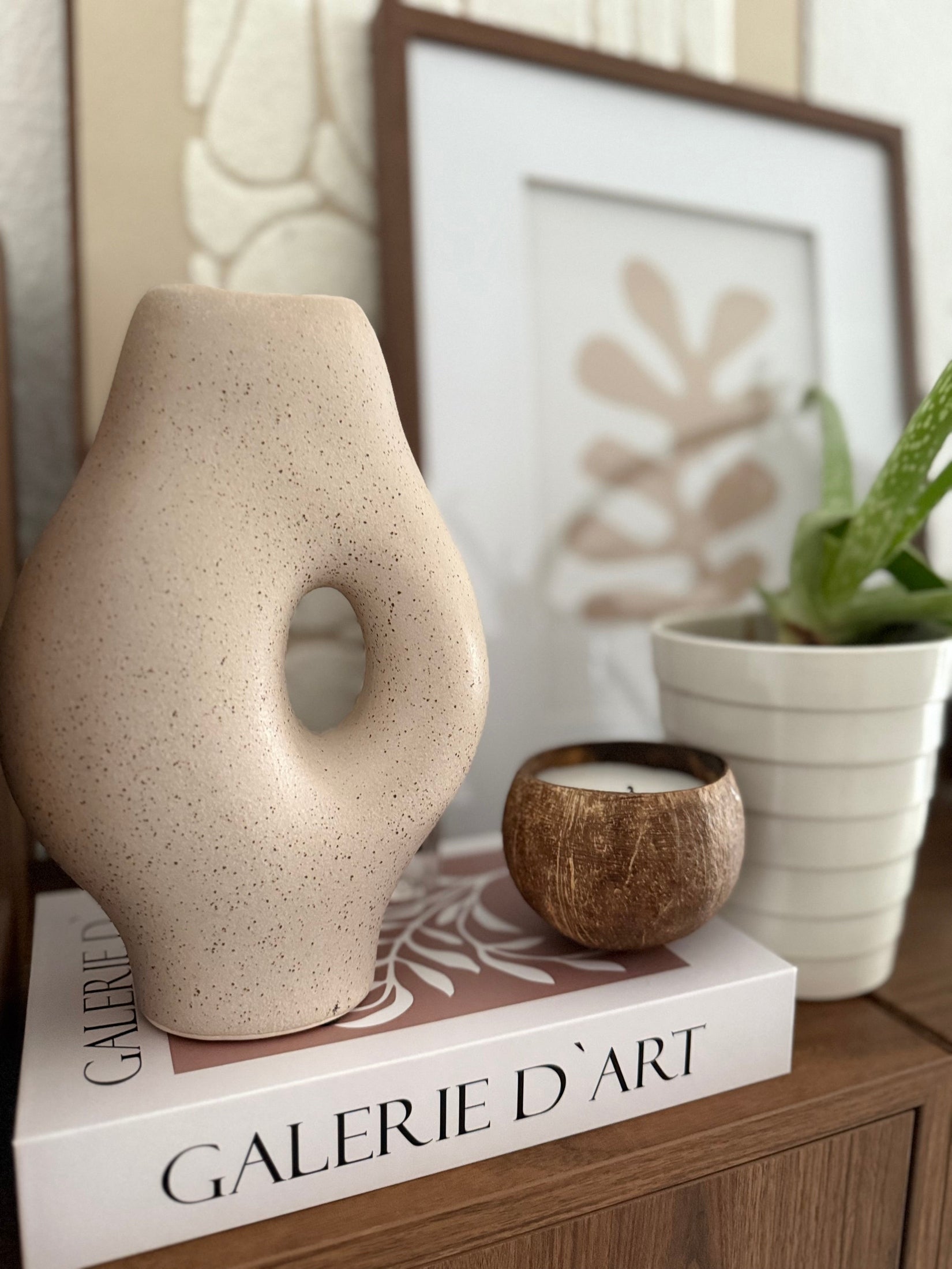 Vase Donut Sand Selhome