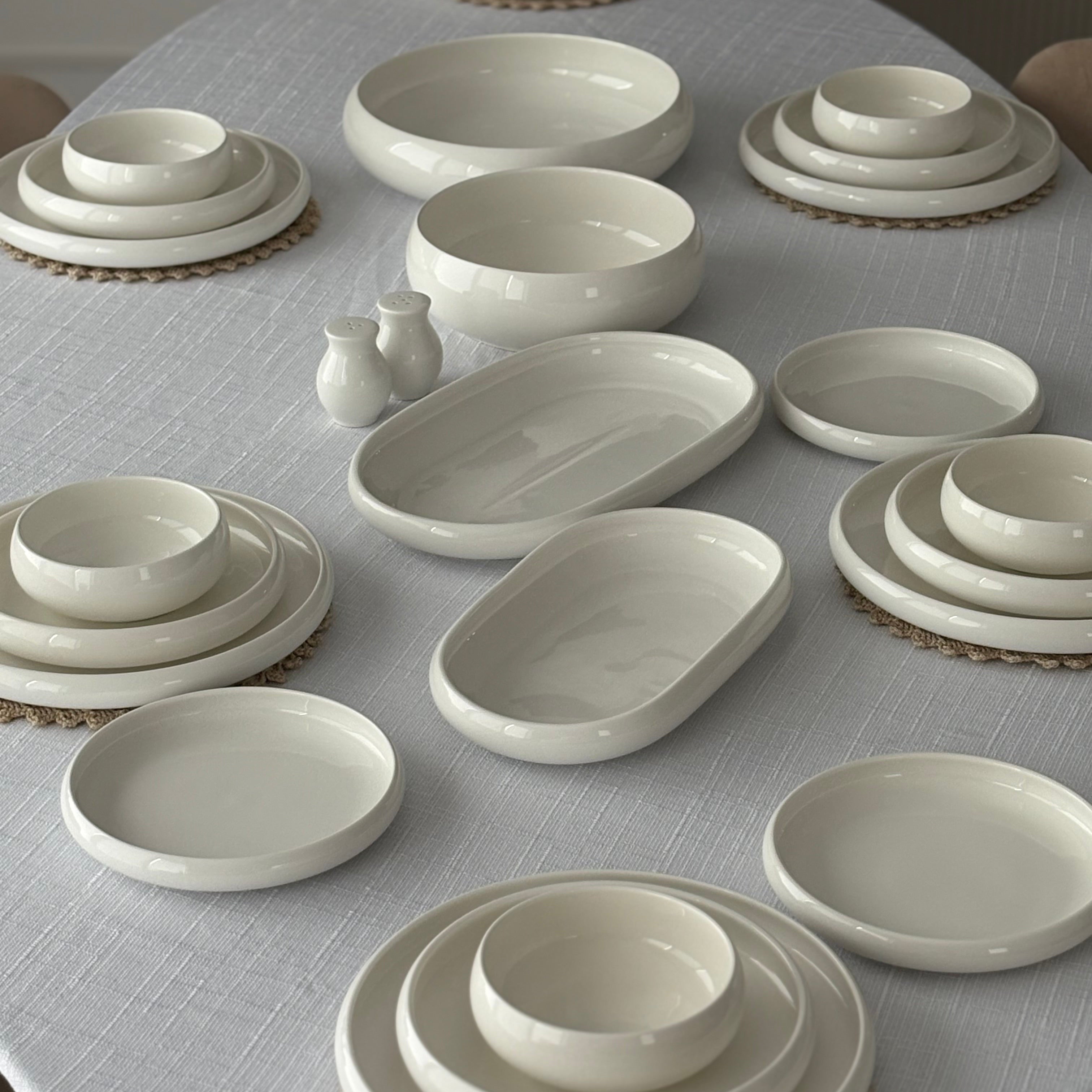 Servierplatte Belicia| Weiß 2-Teilig Selhome