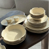 BRICARD FLORANGE GESCHIRR SET | BEIGE 27-TEILIG