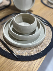 BRICARD BONDY GESCHIRR SET | TAUPE 25-TEILIG