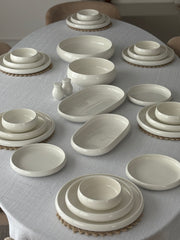 BELICIA GESCHIRR SET| WEIẞ 27-TEILIG