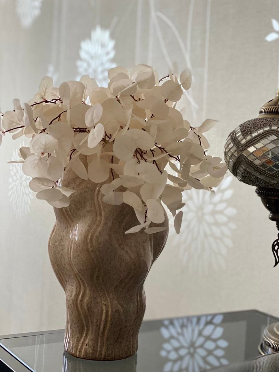 Vase Ripple Sand Selhome