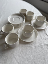 Lunel Espressoset weiß 12-Teilig