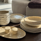 BRICARD REMY GESCHIRR SET | WEIß-BEIGE 27-TEILIG