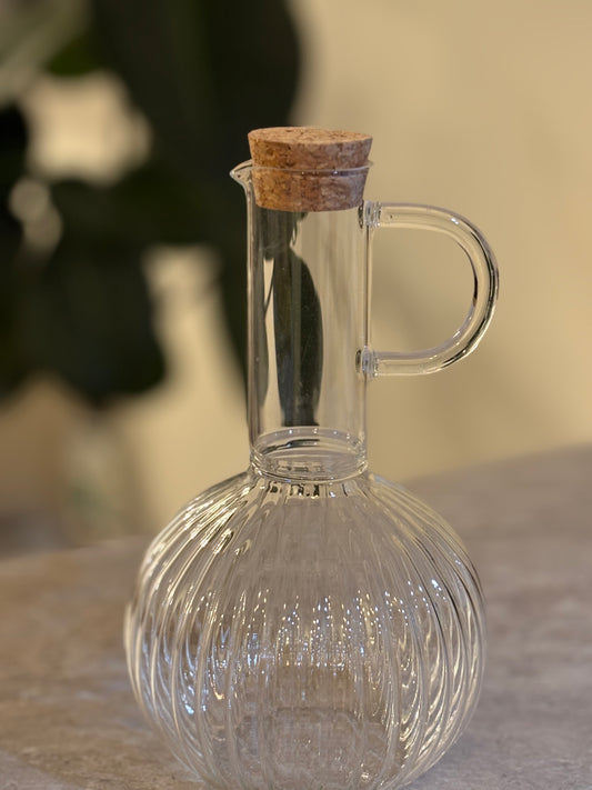 Glas-Ölspender Luna mit Korkverschluss