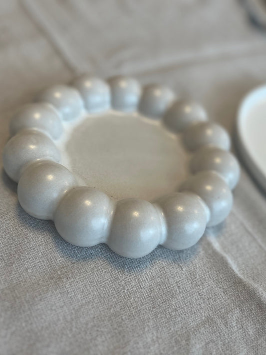 Schale Bubbles Weiß