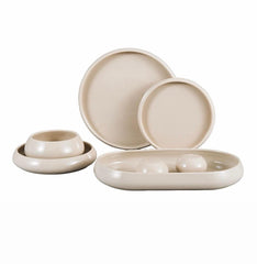 LISSA BONNA GESCHIRR SET|BEIGE 27-TEILIG