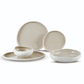 BRICARD BARLES GESCHIRR SET | WEIß-TAUPE 25-TEILIG Selhome