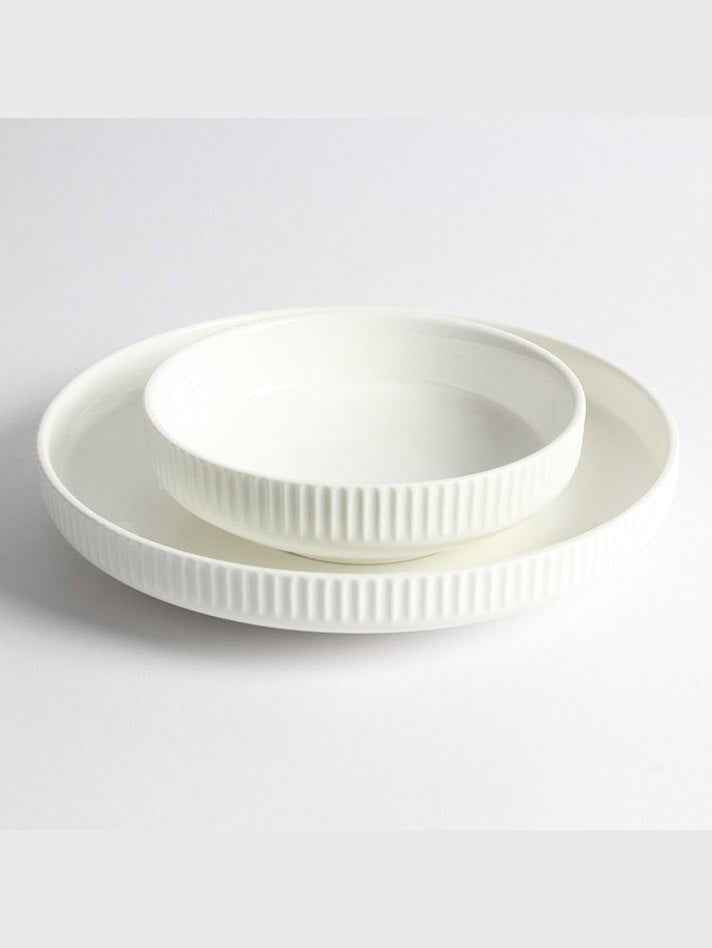 BRICARD DIJON GESCHIRR SET | WEISS 25-TEILIG