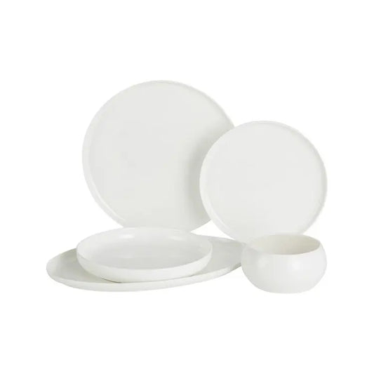 BOBIGNY GESCHIRR SET | Weiß 25-TEILIG Bricard Porcelain