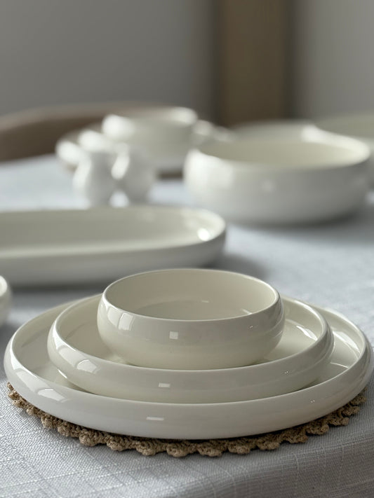 BELICIA GESCHIRRSET| WEIẞ 27-TEILIG