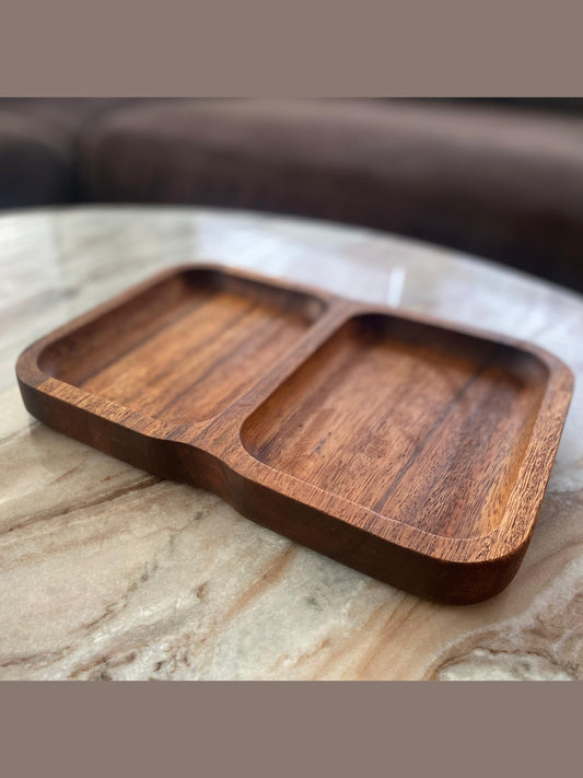 Serviertablett Zwilling aus Akazienholz