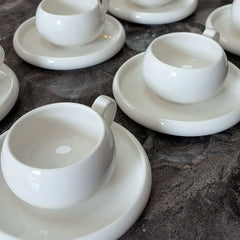 BELICIA ESPRESSOTASSENSET| WEIẞ 12-TEILIG Selhome