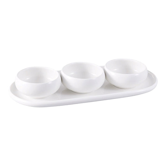 Snackschalenset Belicia|Weiß 4-Teilig Selhome