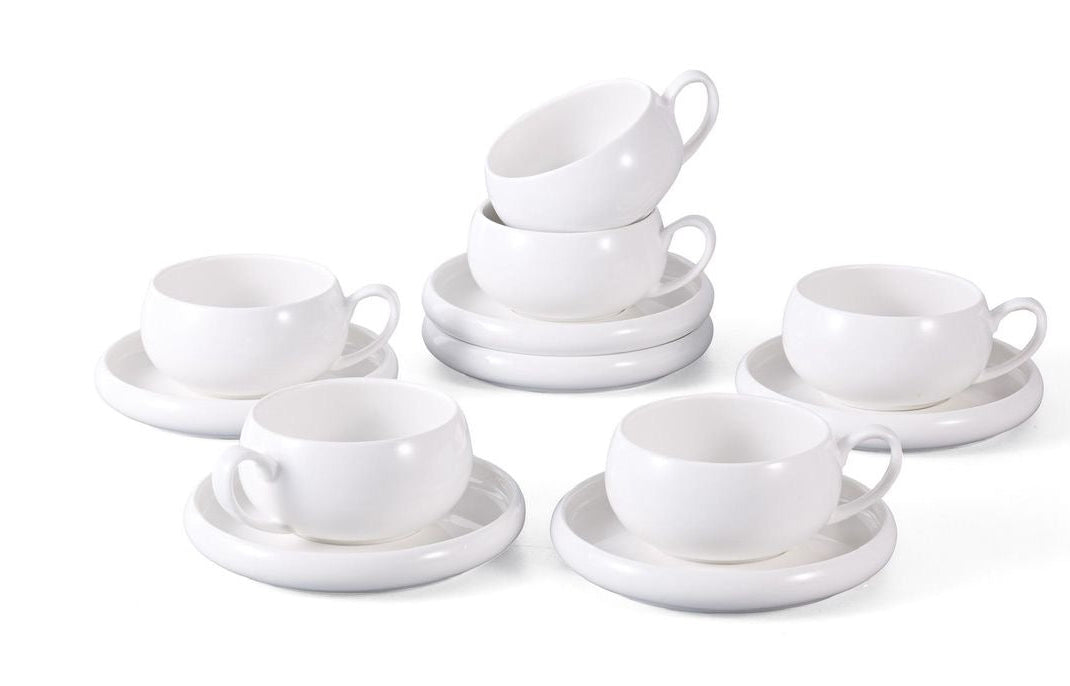 BELICIA ESPRESSOTASSENSET| WEIẞ 12-TEILIG Selhome