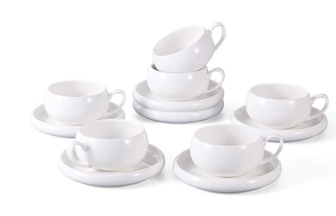 BELICIA KAFFEETASSENSET | WEIẞ 12-TEILIG