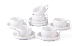 BELICIA KAFFEETASSENSET | WEIẞ 12-TEILIG