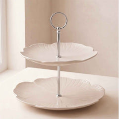 BRICARD FLORANGE ETAGÈRE 2-LAGIG | BEIGE Ø20-27 CM