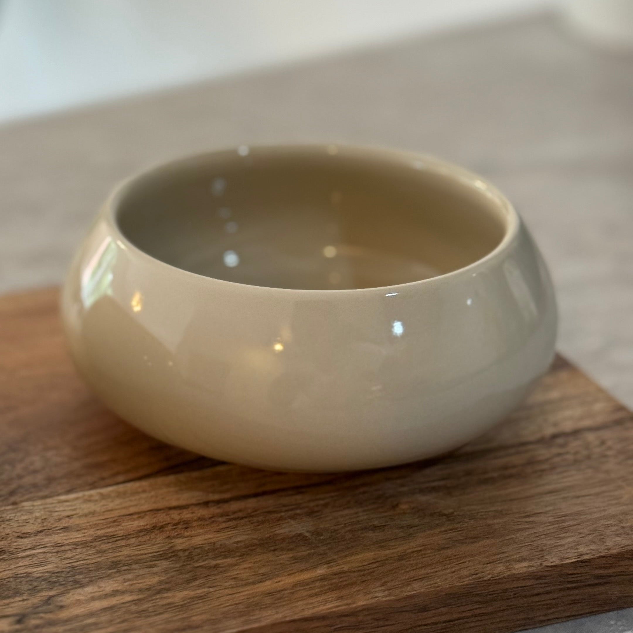 Bondy Schalen rund beige