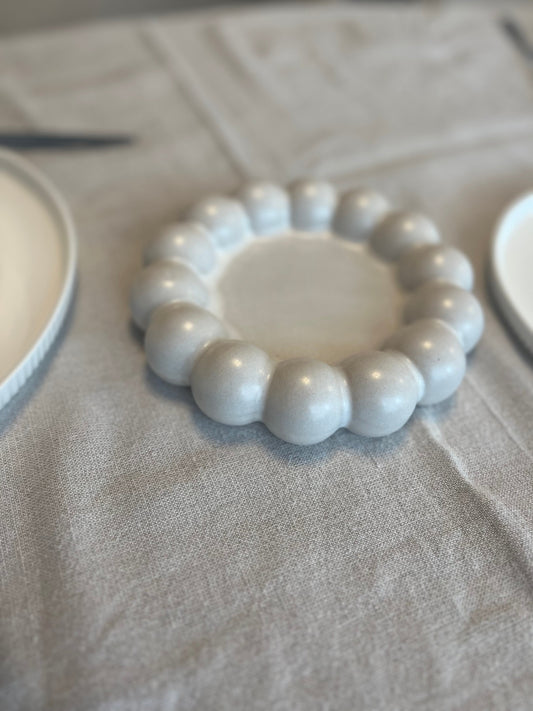 Schale Bubbles Weiß