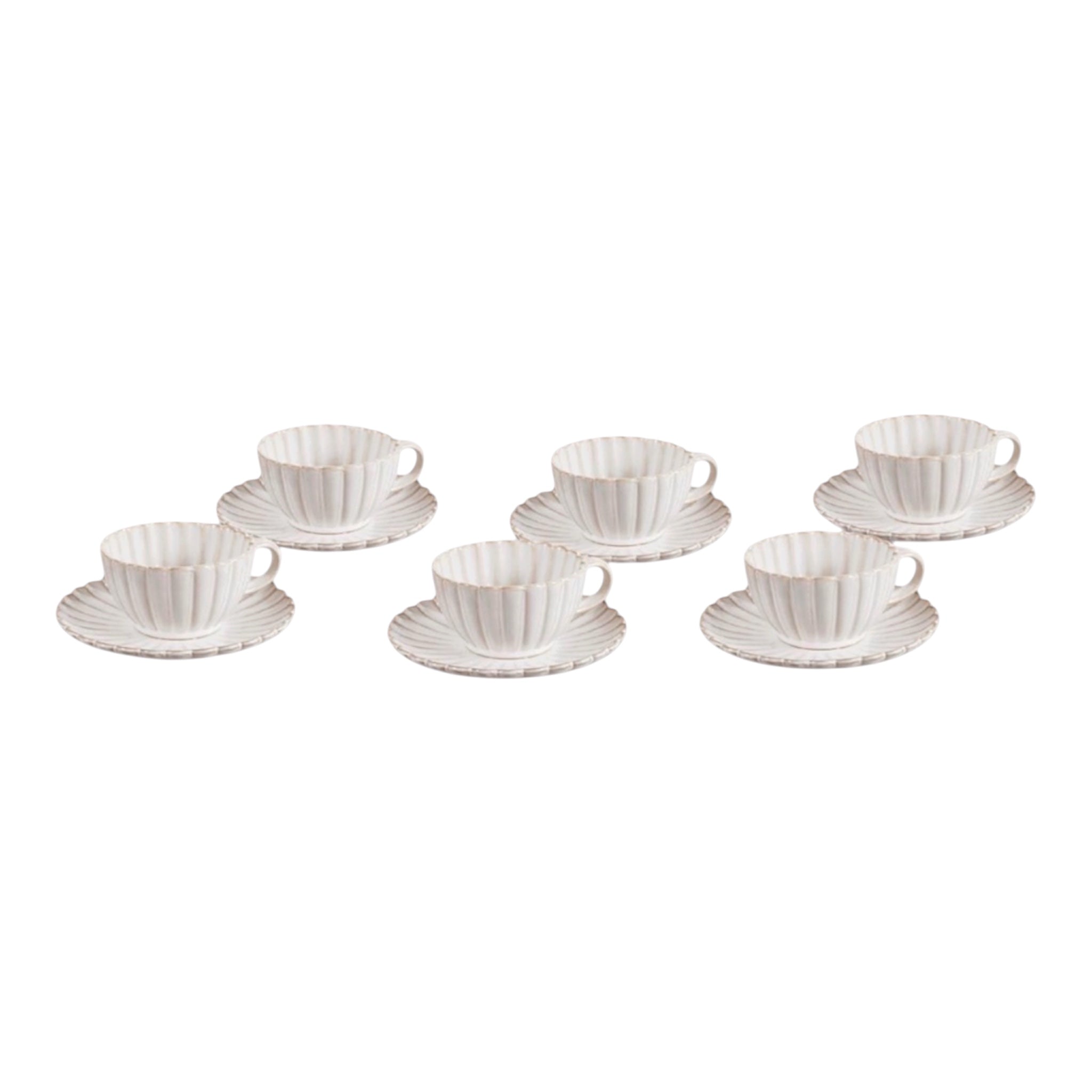 Bloomy Kaffeetassen Set| 12-Teilig Selhome