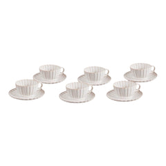 Bloomy Kaffeetassen Set| 12-Teilig Selhome