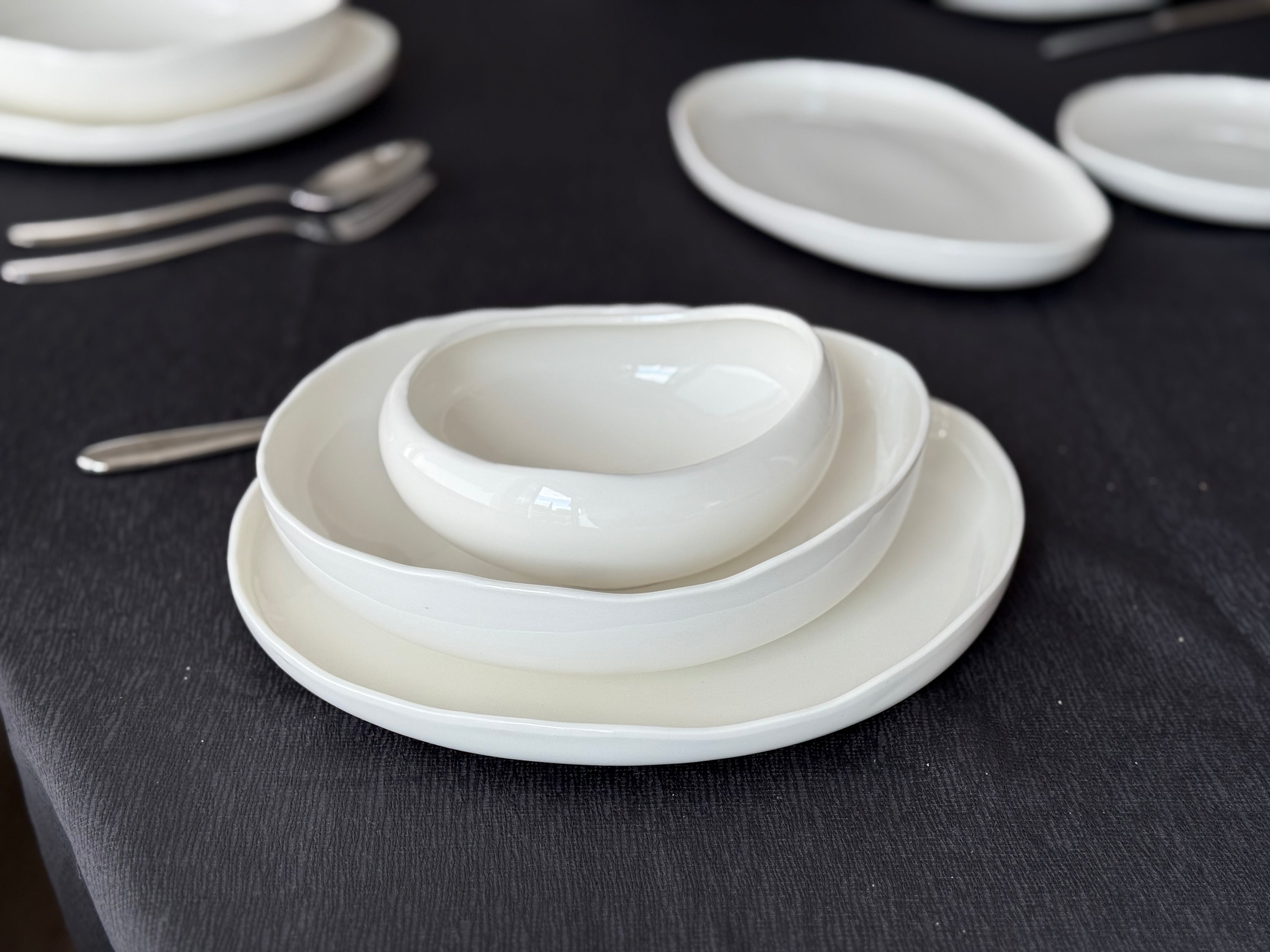 Elegantes Barles Geschirrset, hochwertiges Porzellan für stilvolles Essgeschirr