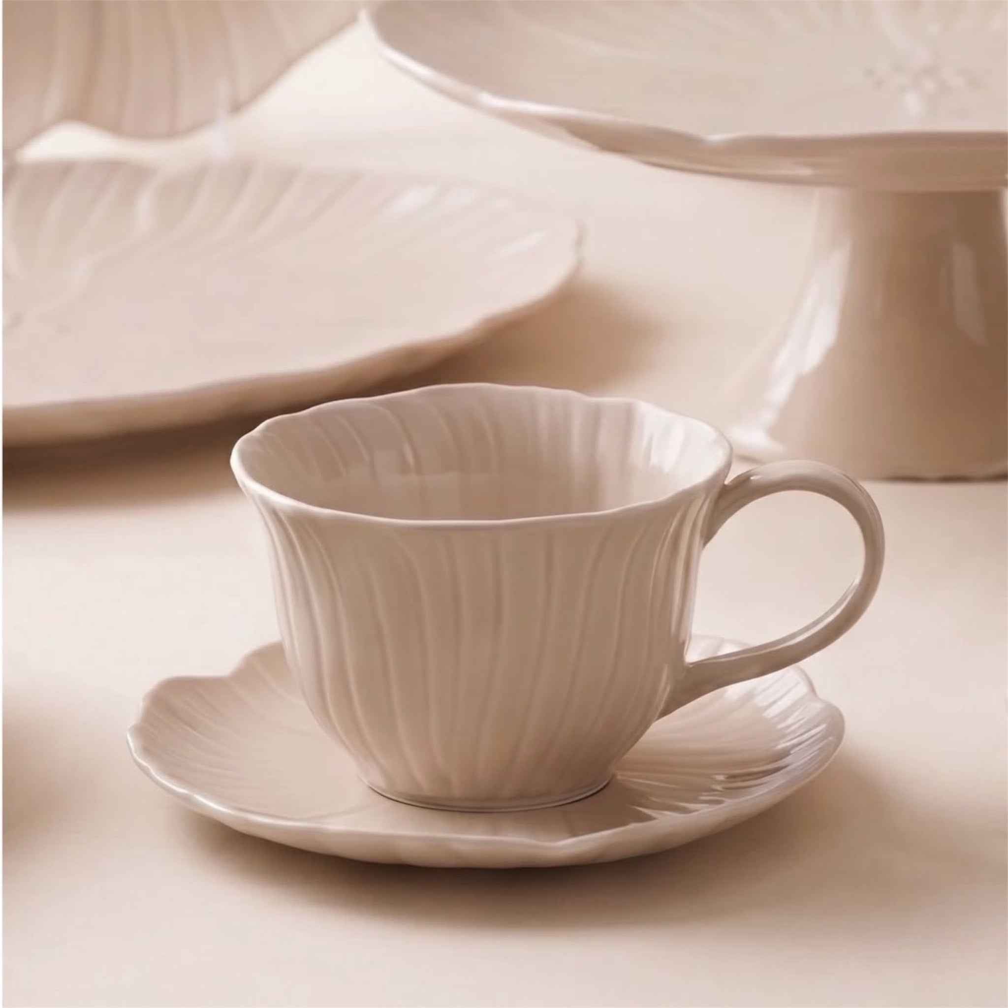 BRICARD FLORANGE KAFFEE SET | BEIGE 12-TEILIG