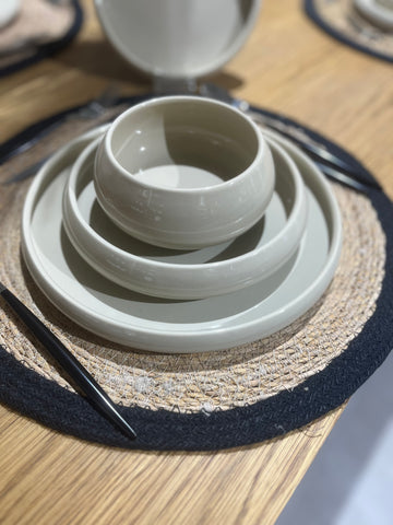 BRICARD BONDY GESCHIRR SET | TAUPE 25-TEILIG