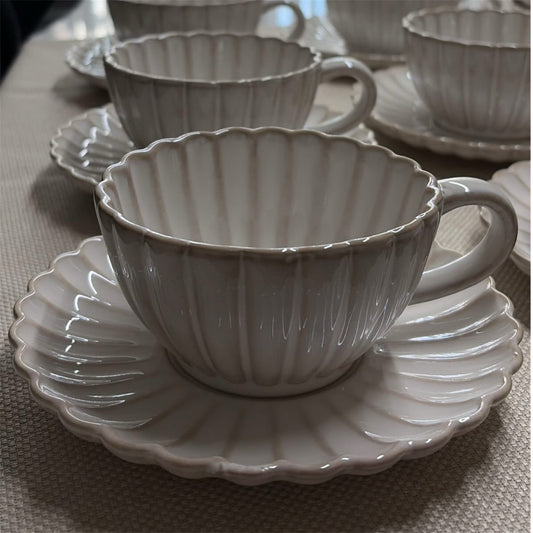 Bloomy Kaffeetassen Set| 12-Teilig
