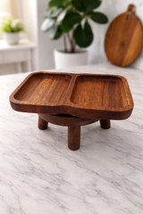 Serviertablett Zwilling aus Akazienholz Selhome