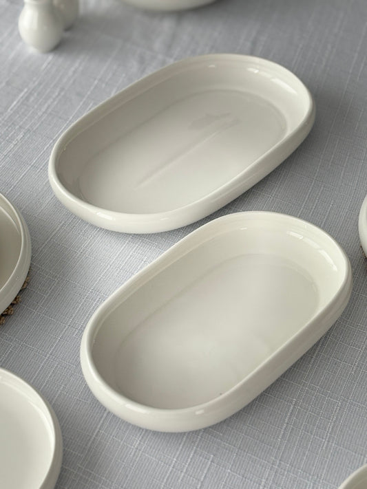 Servierplatte Belicia| Weiß 2-Teilig