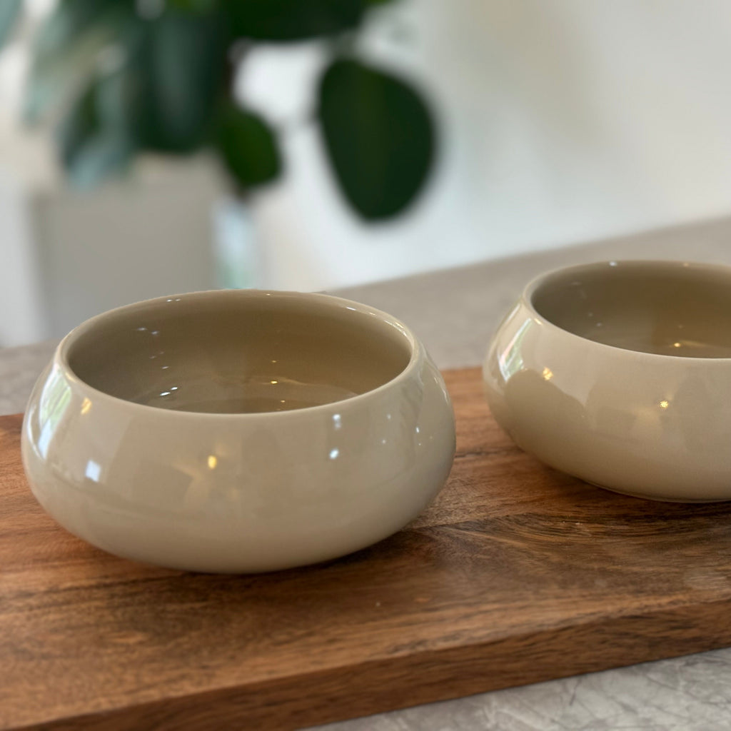 Bondy Schalen rund beige