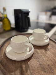 Bondy Kaffeeset weiß 4-Teilig