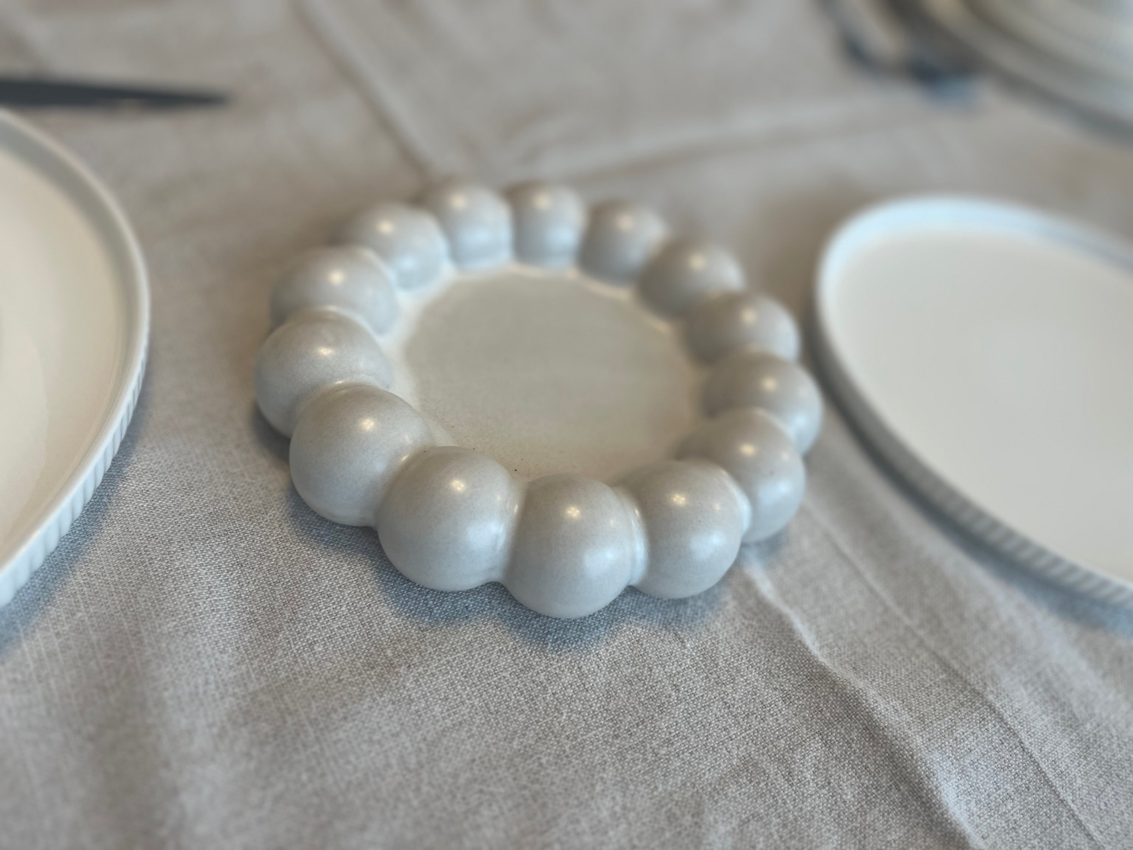 Schale Bubbles Weiß