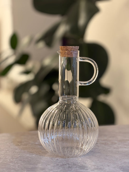 Glas-Ölspender Luna mit Korkverschluss