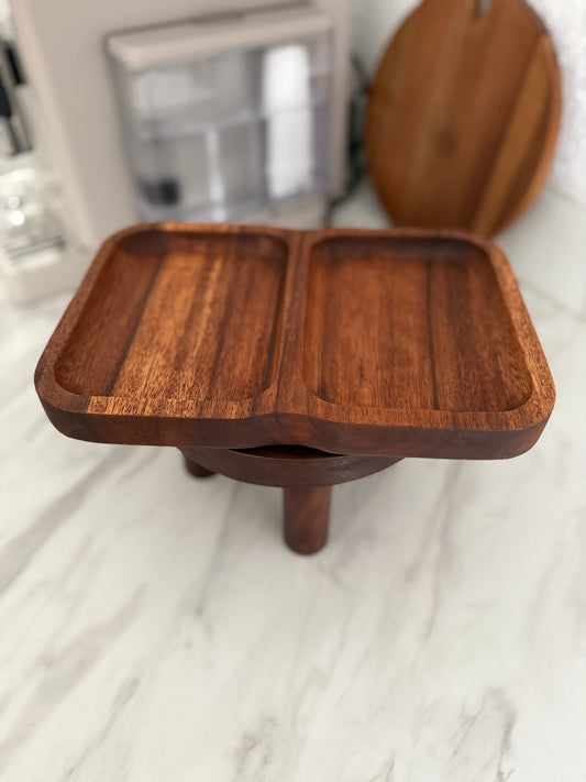 Serviertablett Zwilling aus Akazienholz