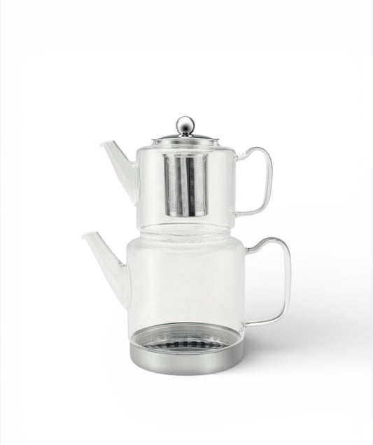 Glasteekanne Amber