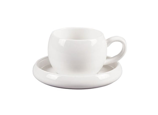 Bondy Espressoset weiß 4-Teilig Bricard Porcelain