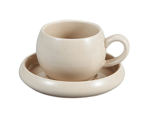Bondy Espressoset beige 4-Teilig