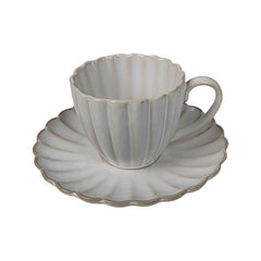 Paris Espressoset| Weiß/Beige 4-Teilig