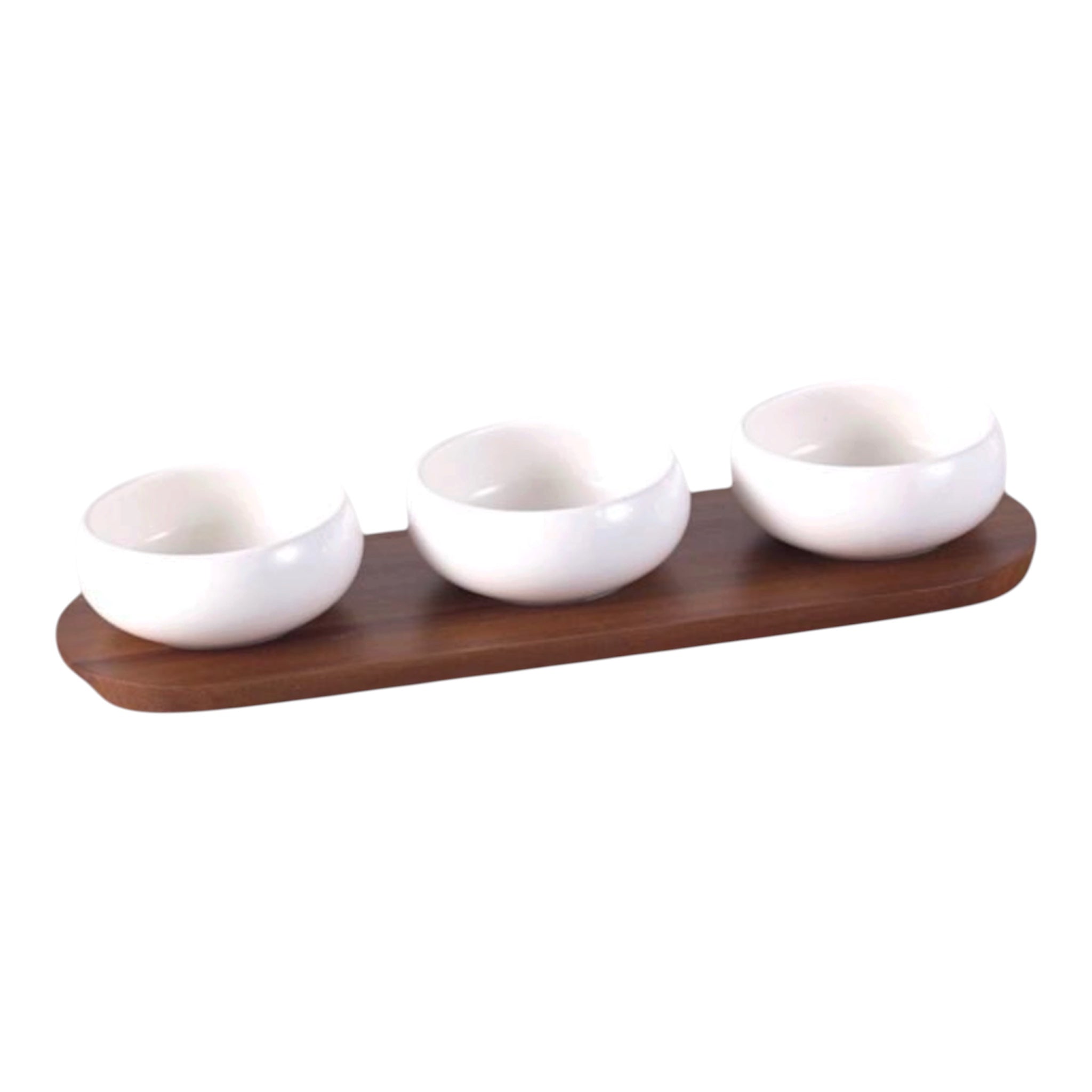 Belicia Servierset mit Akazienholz | 4-Teilig Selhome