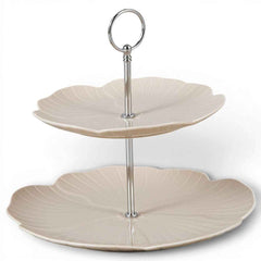 BRICARD FLORANGE ETAGÈRE 2-LAGIG | BEIGE Ø20-27 CM